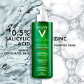 VICHY Oily Sensitive Skin Facial Cleanser Green Pump Bottle