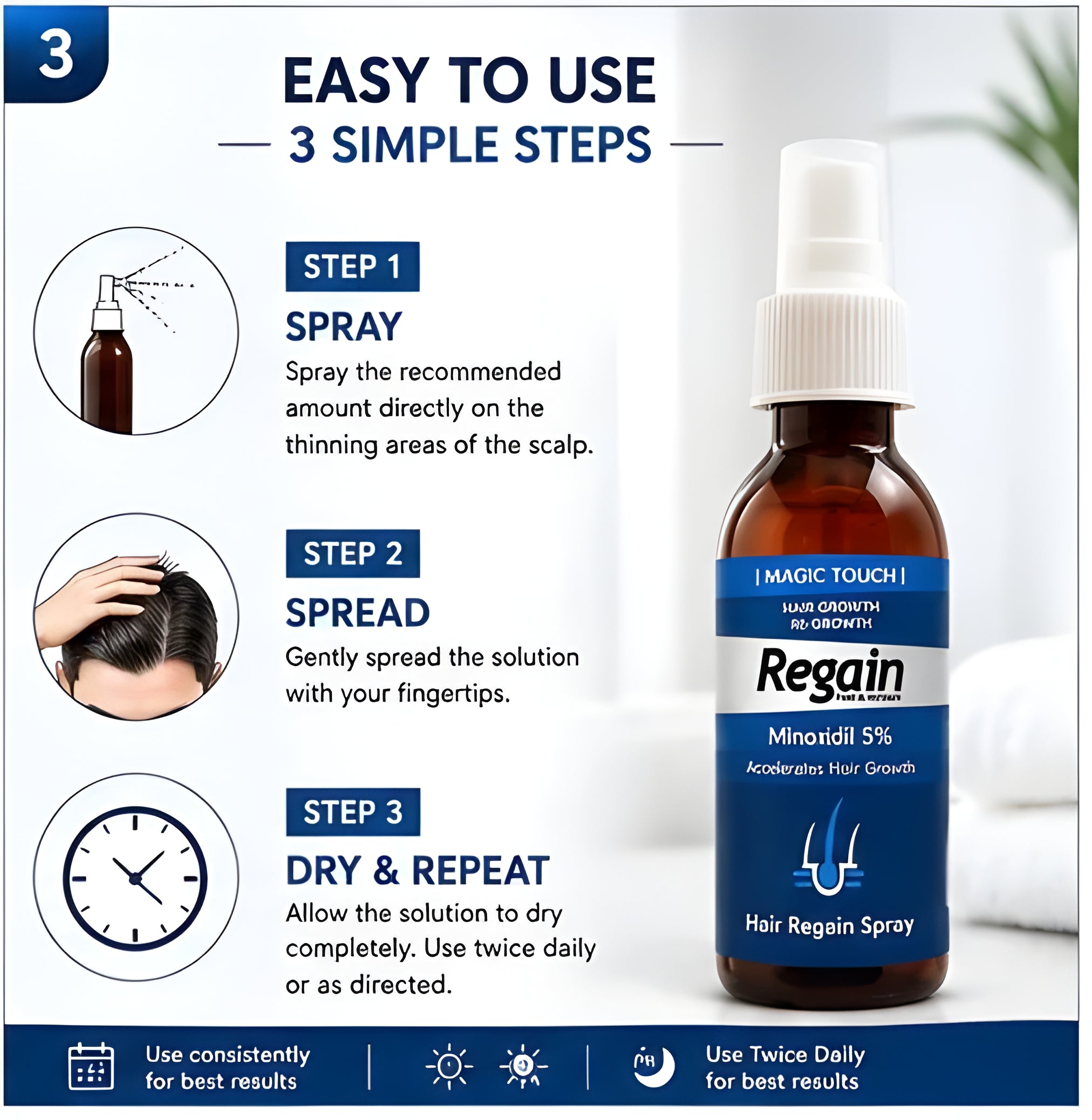 Hair Growth Tonic for Damaged Hair Liquid Formula