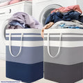 Ultra Large Cloth Laundry Basket 72L Capacity Multicolor