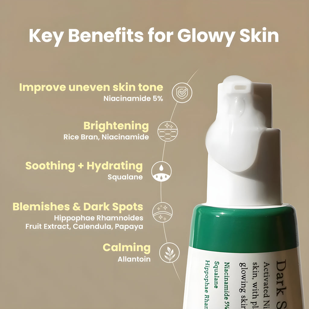 AXIS-Y Dark Spot Correcting Glow Serum – Advanced Formula with 5% Niacinamide & Squalane for Radiant Skin - 50ml