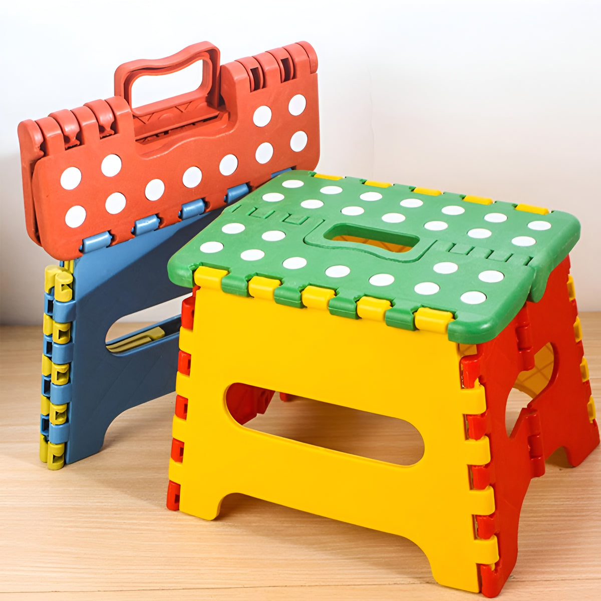 Kids Folding Stool BPA-Free ABS Multicolor