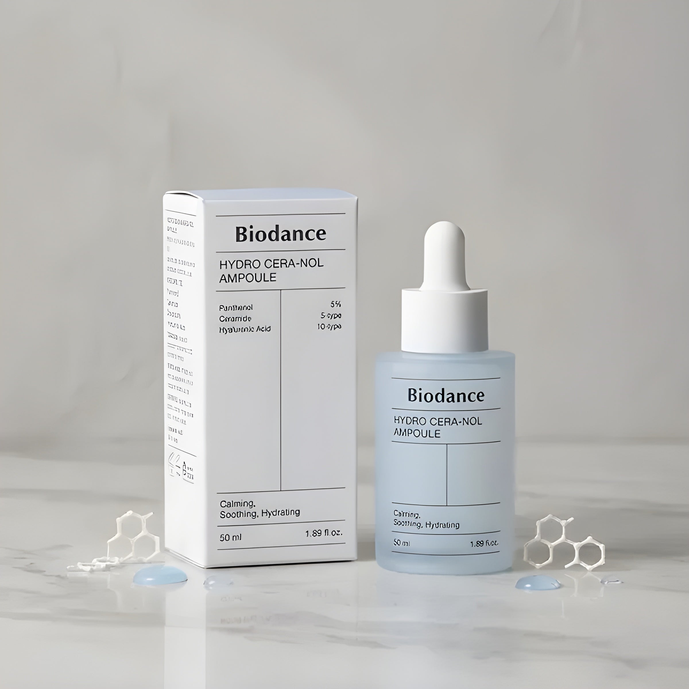 Biodance Hydro Cera Nol Ampoule Hydrating Soothing Serum With Panthenol Ceramides And Hyaluronic Acid 30ml Made In Korea