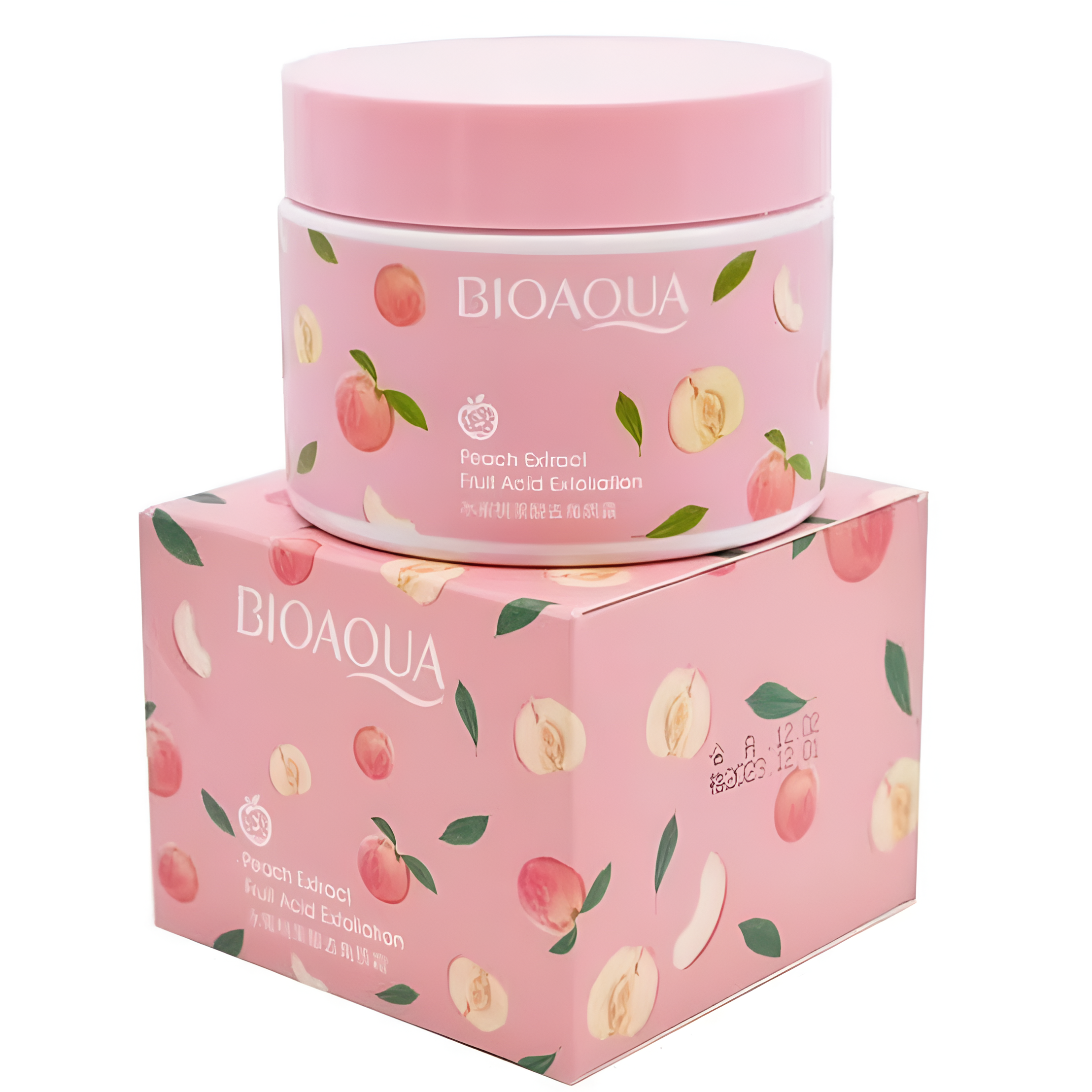 BIOAQUA Pink Peach Extract Exfoliating Gel for Glowing Skin