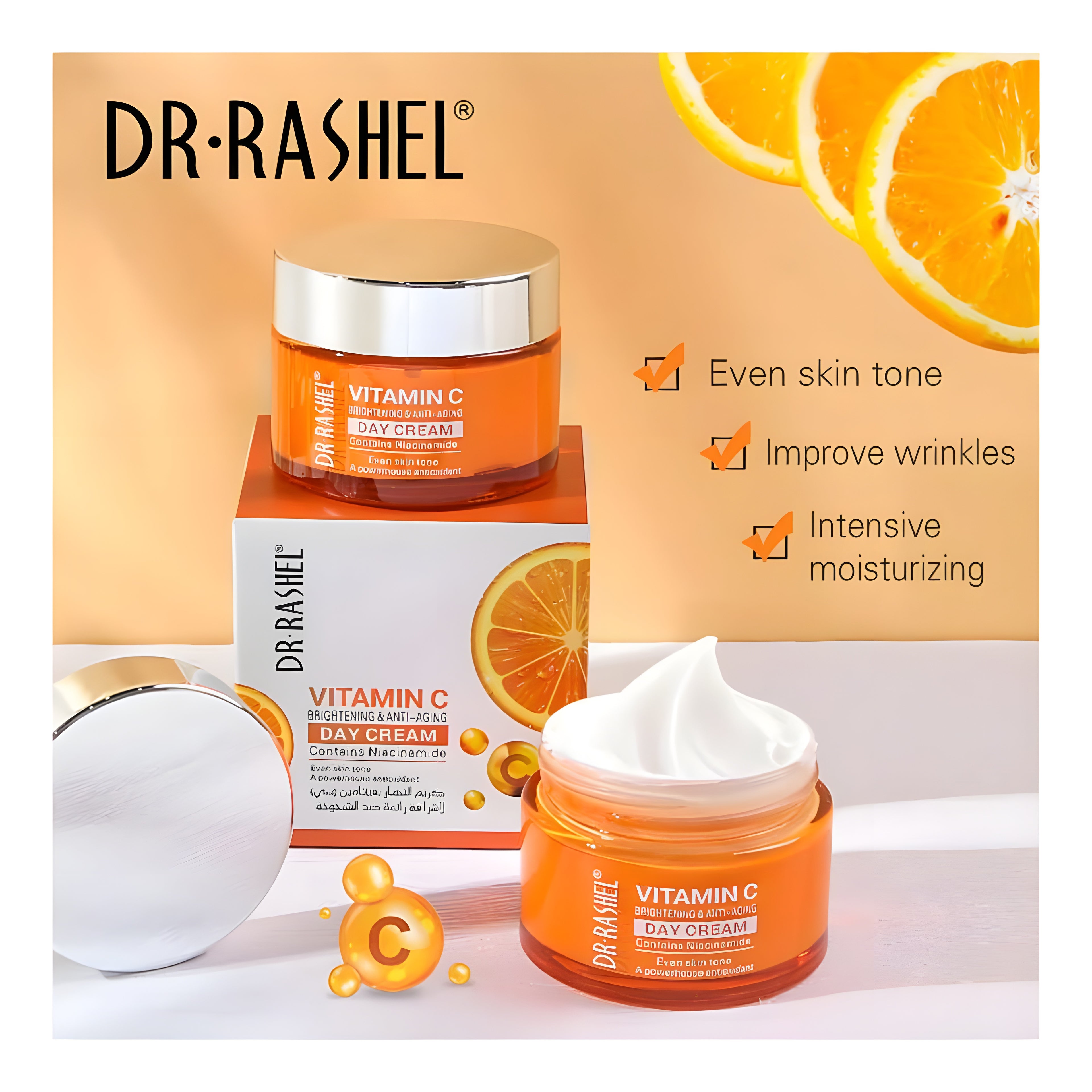 Dr. Rashel Vitamin C Brightening & Anti Aging Day Cream 50g