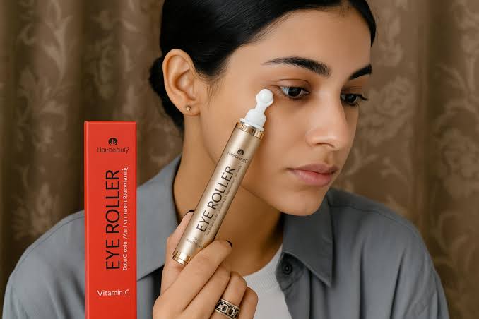 Anti-Dark Circle Eye Roller 5ml Premium Gold Tube