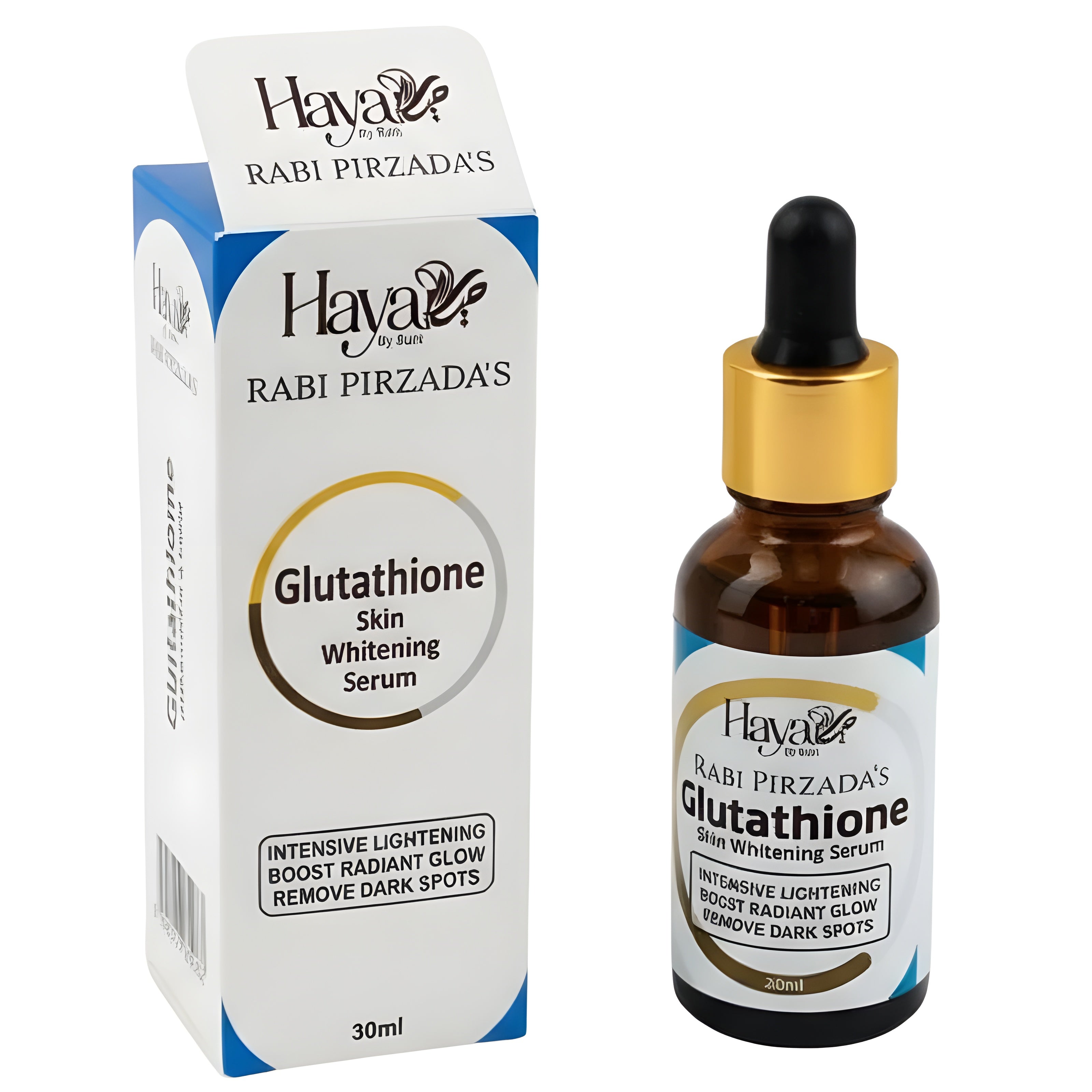 Haya Glutathione Skin Whitening Serum 30ml | Brightening, Anti-Aging & Dark Spot Remover