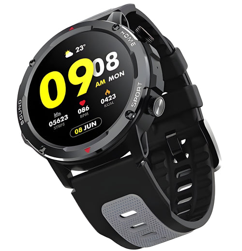 hunder Smart Watch – Bluetooth Fitness Tracker with Heart Rate Monitor, Sleep Tracking, IP67 Waterproof & HD Touch Screen for Android & iPhone