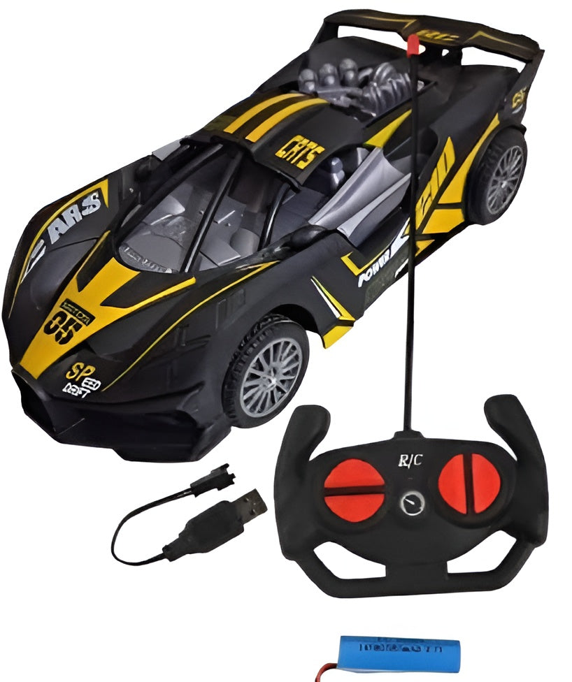 Blue RC Car for Kids with Electric Drive