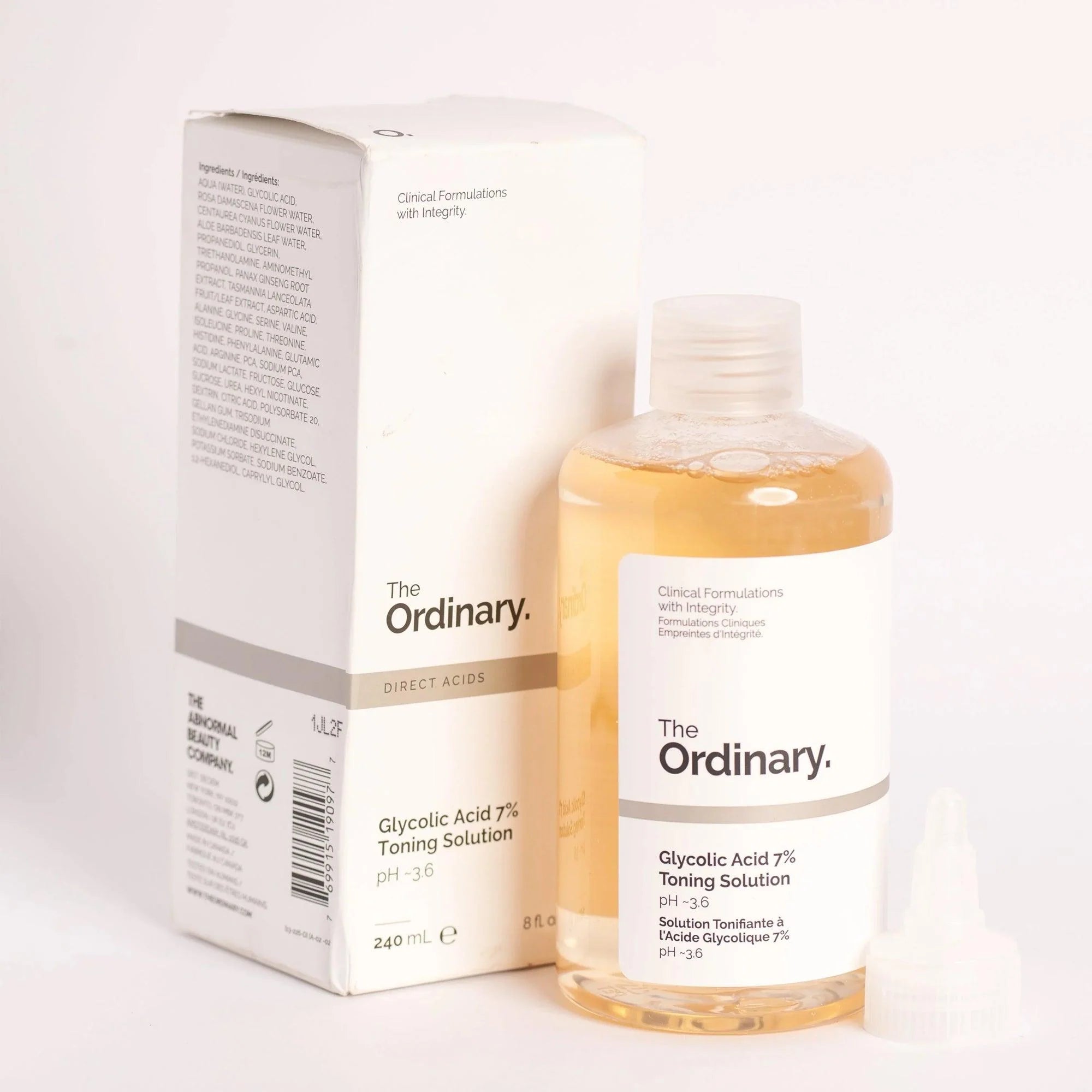 Glycolic Acid 7% Toning Serum 240ml for Glowing Skin