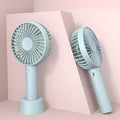 Portable Desk Fan White Foldable ABS Lightweight